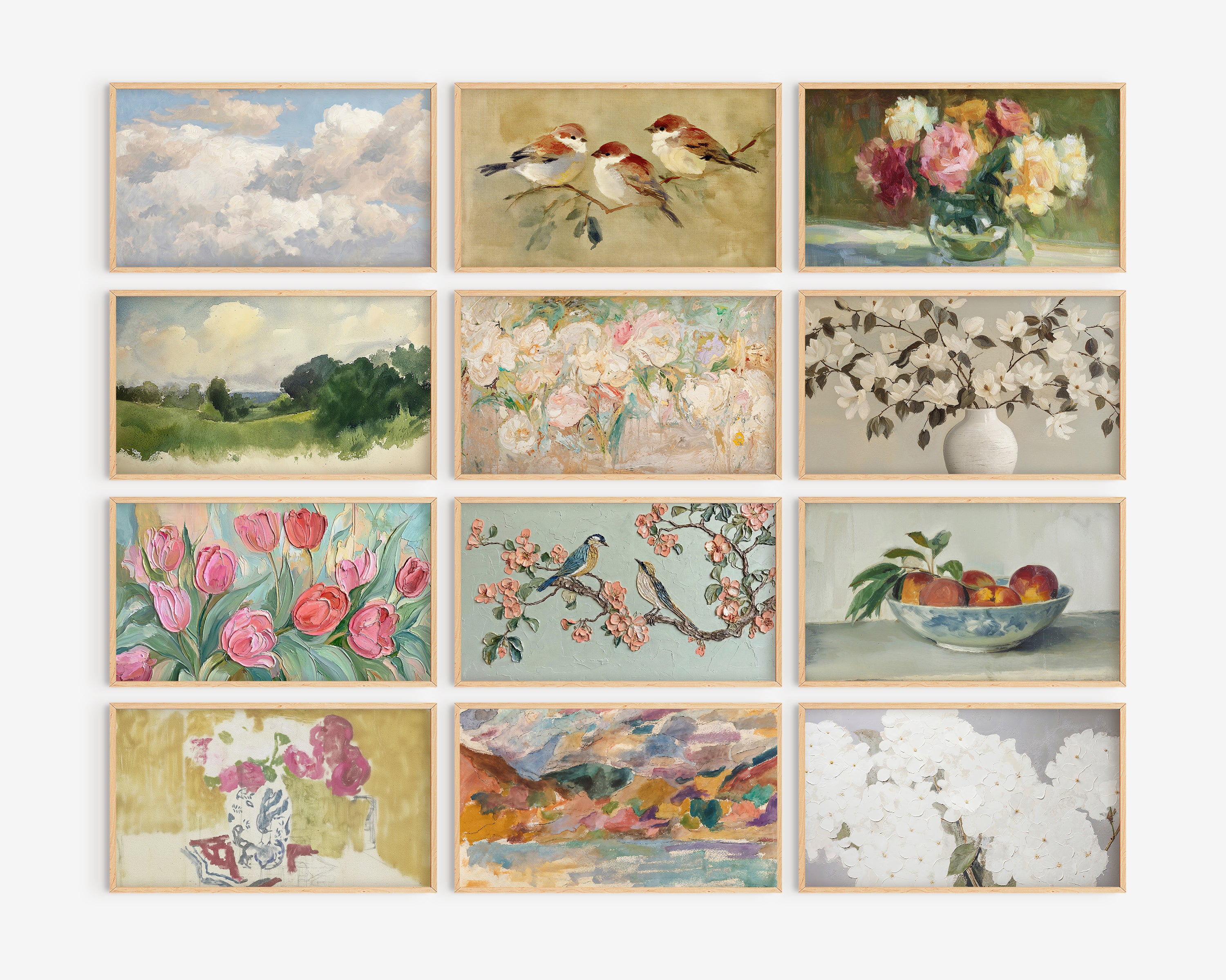 Samsung Frame tv art, bundle set of 100