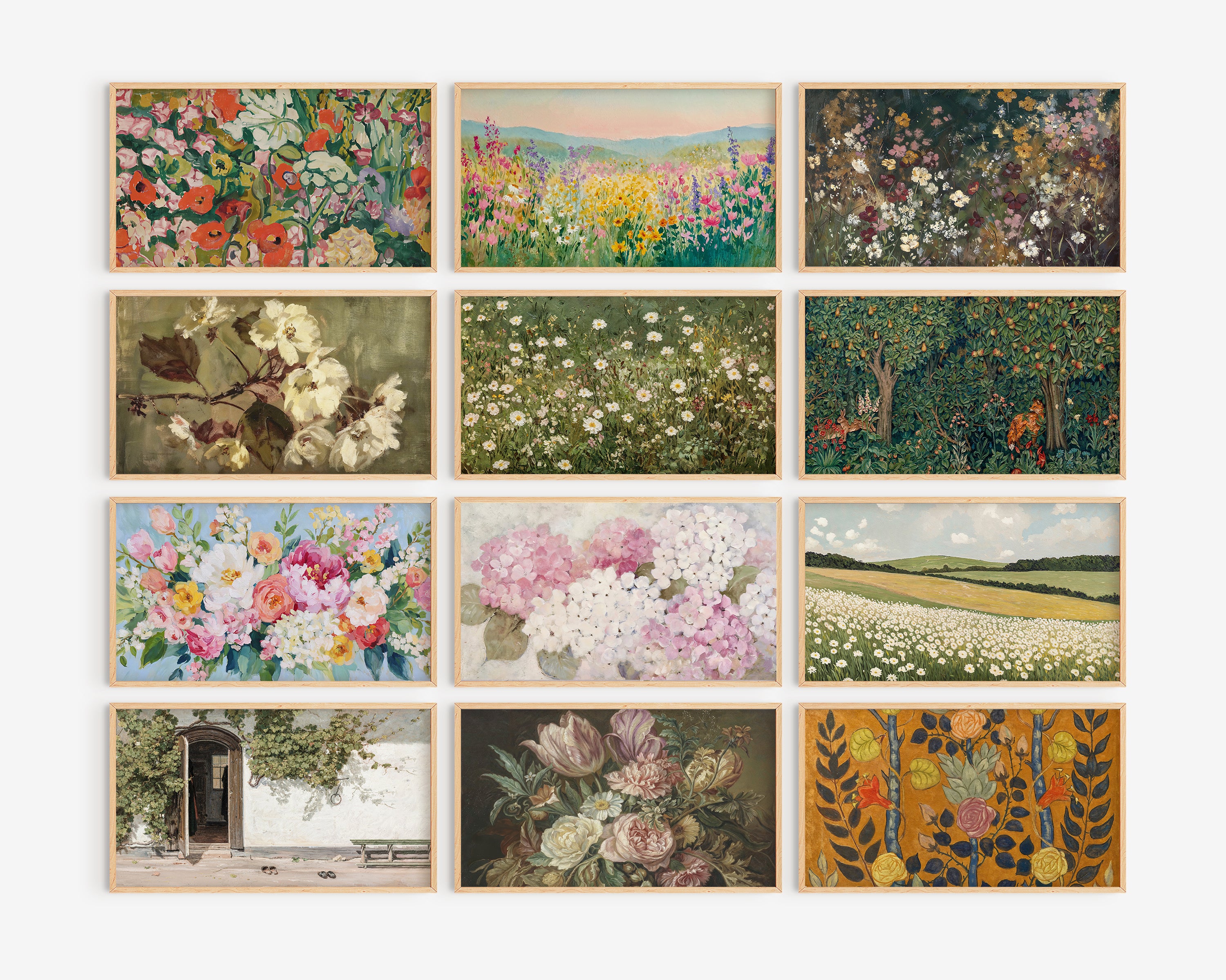 Samsung Frame tv art, bundle set of 100