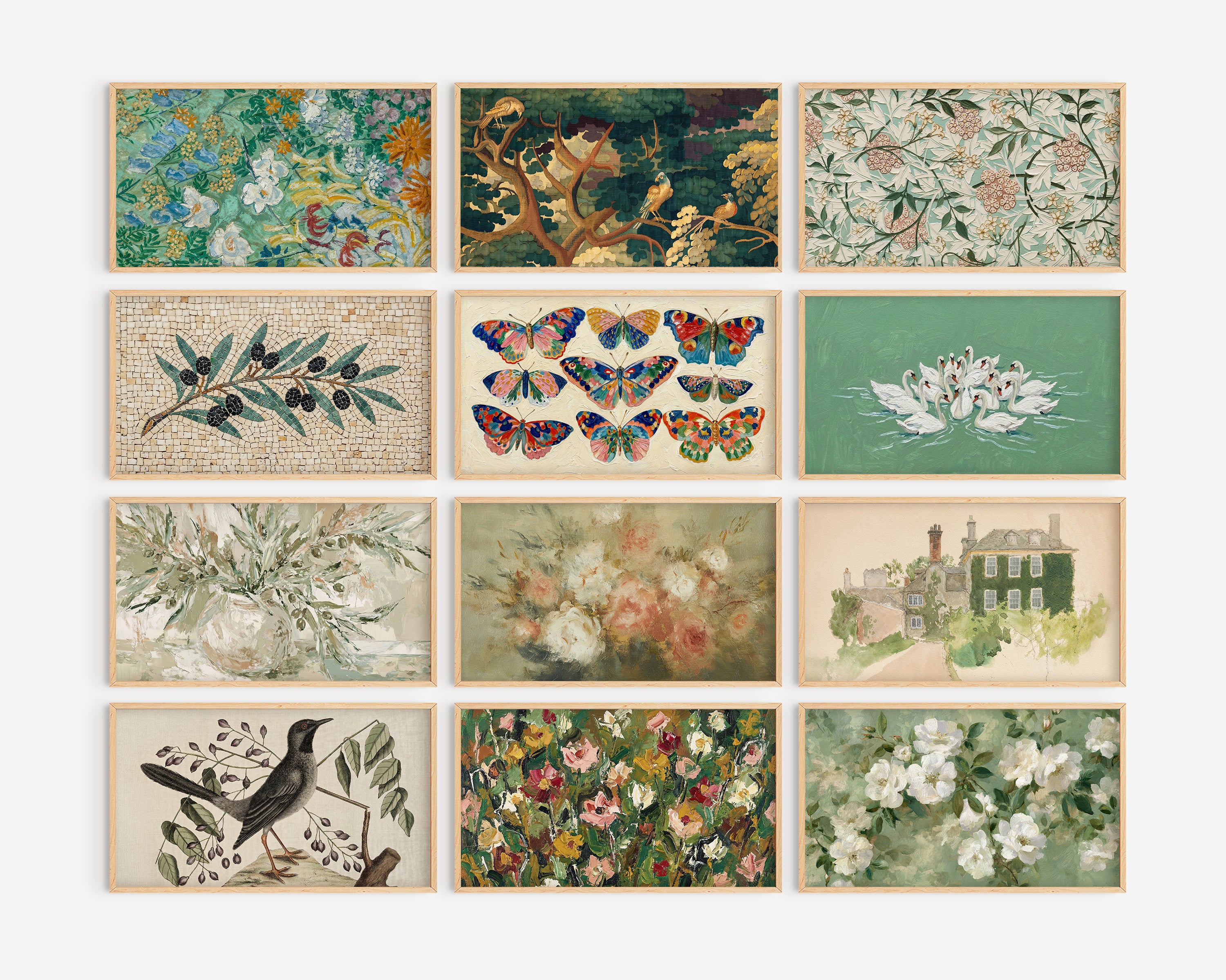 Samsung Frame tv art, bundle set of 100