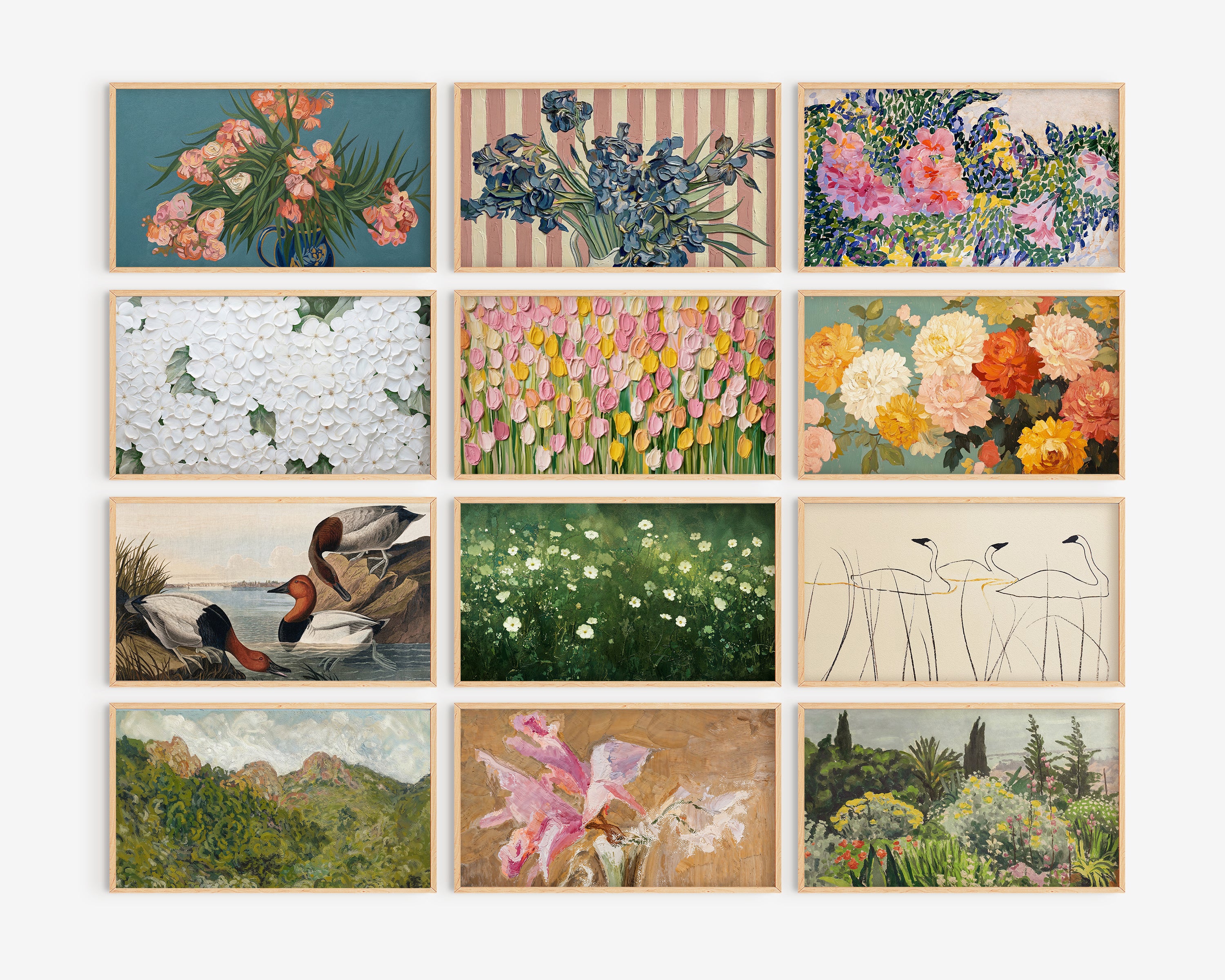 Samsung Frame tv art, bundle set of 100