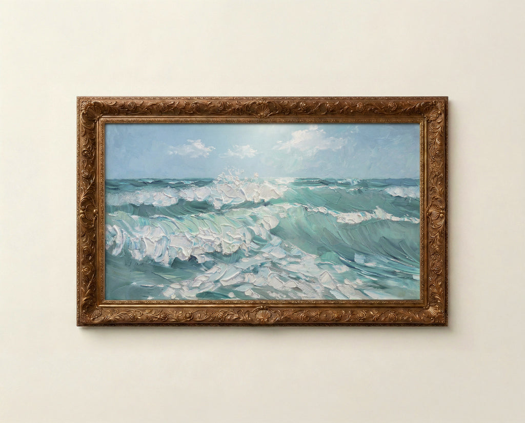 Ocean Waves Frame TV Art