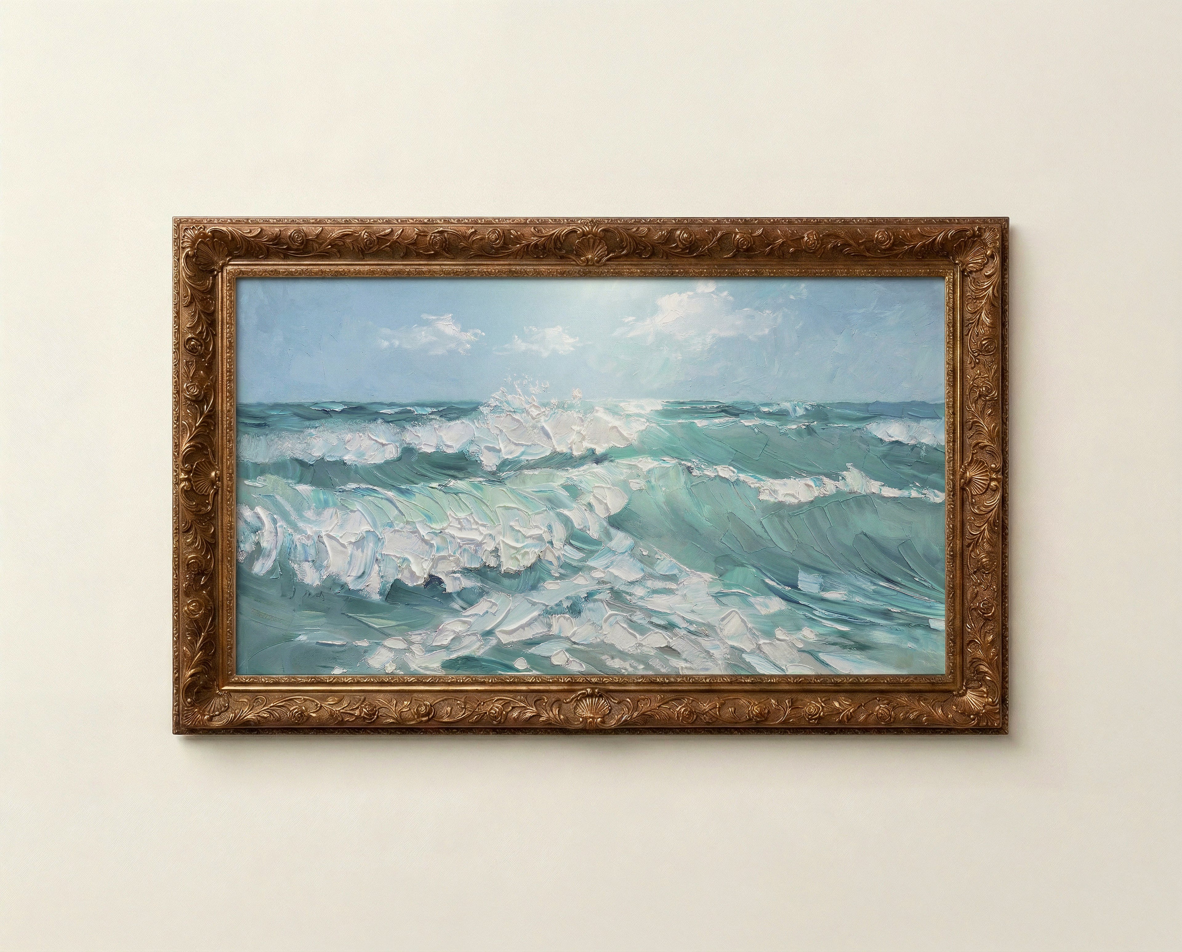 Ocean Waves Frame TV Art
