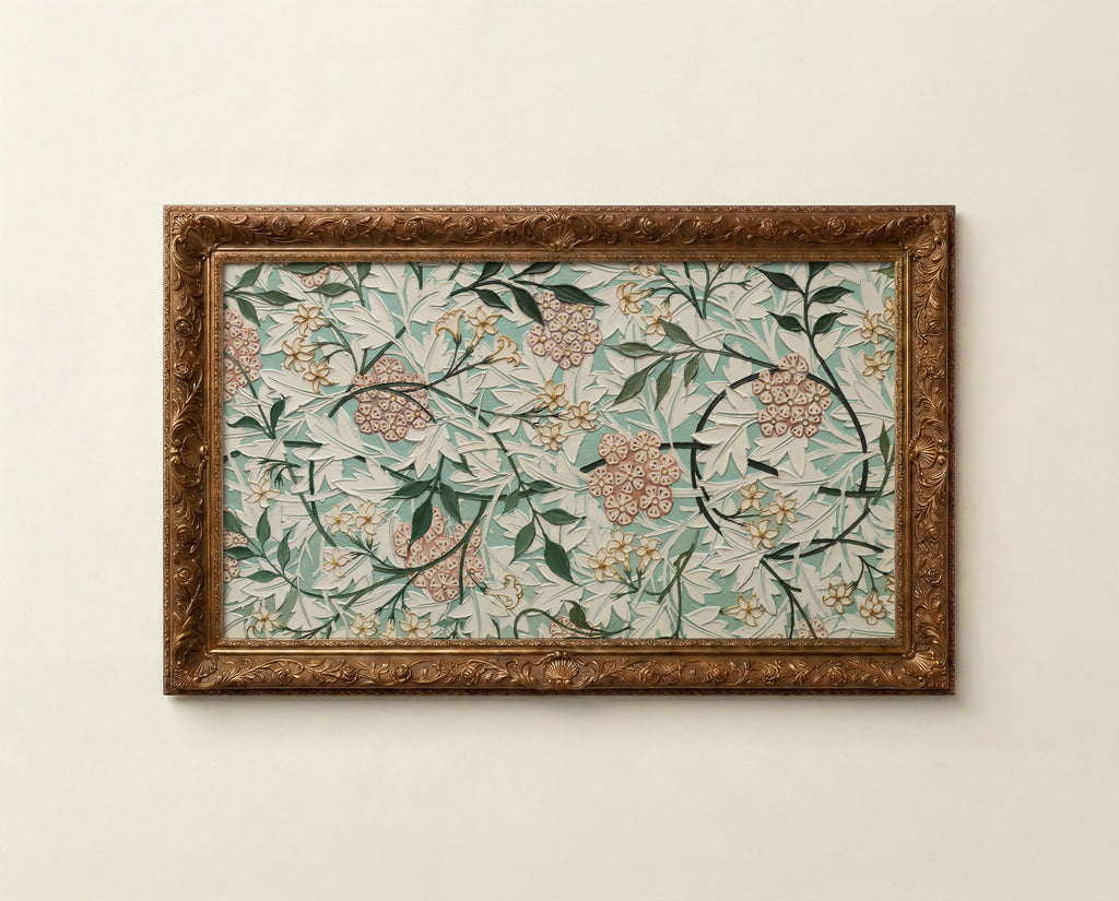 William Morris Floral Frame TV Art