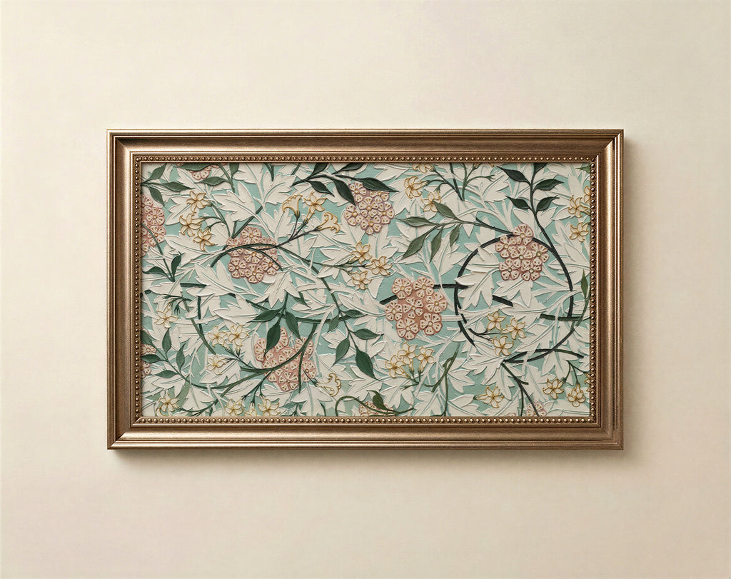 William Morris Floral Frame TV Art