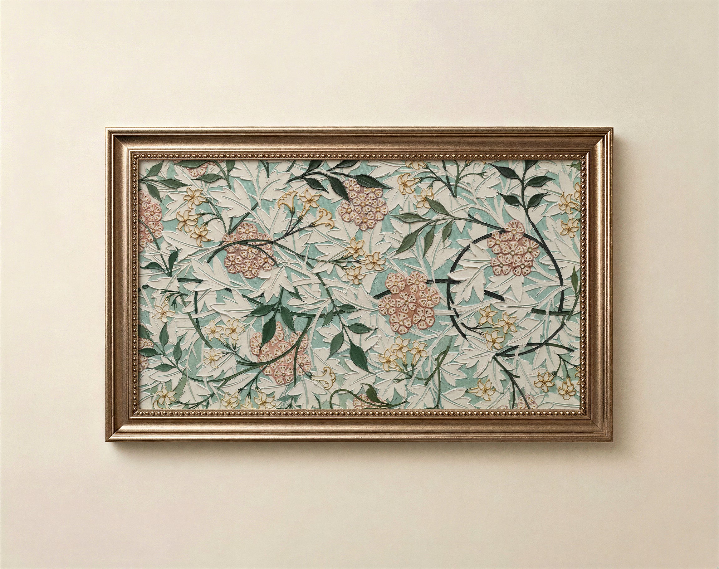 William Morris Floral Frame TV Art