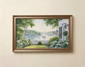 Coastal Floral 4th of july Frame TV Art