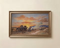 Western Sunset | Vintage Art Frame TV Art