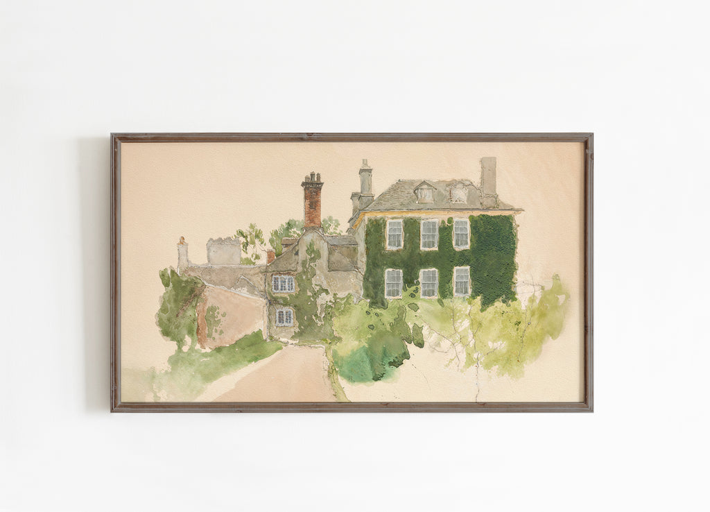 European Cottage Frame TV Art