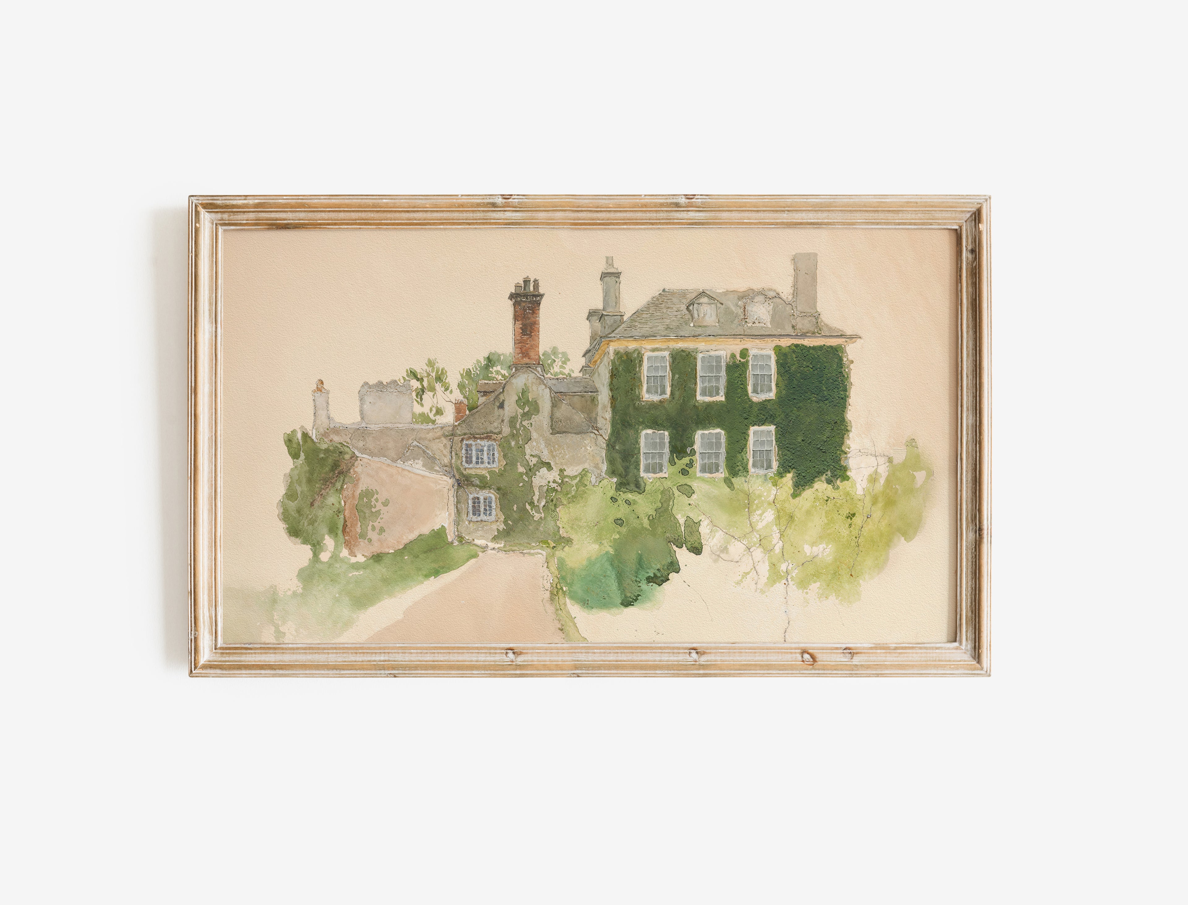 European Cottage Frame TV Art