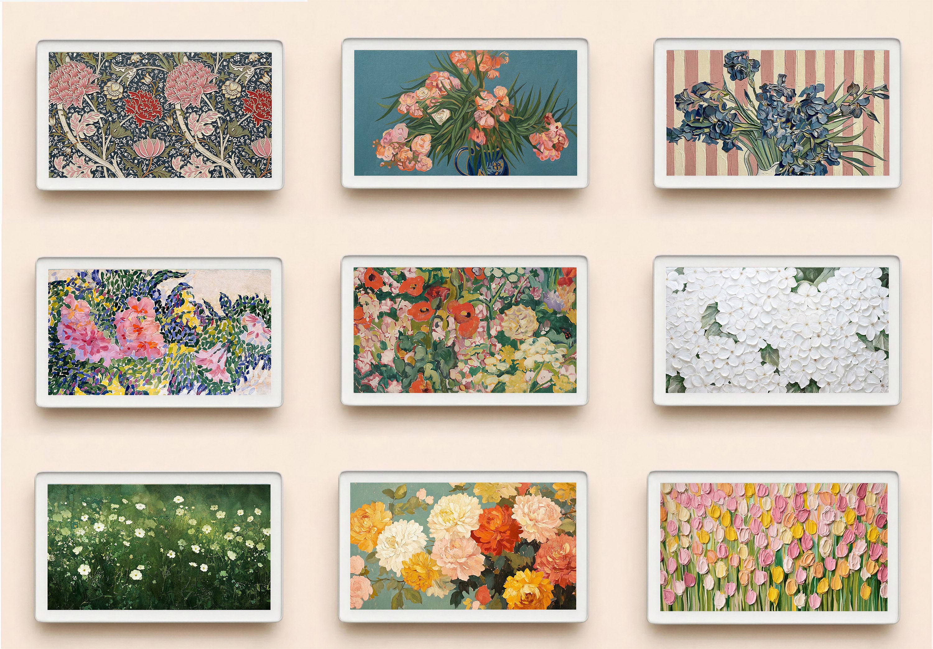 Skylight calendar art, bundle set of 100