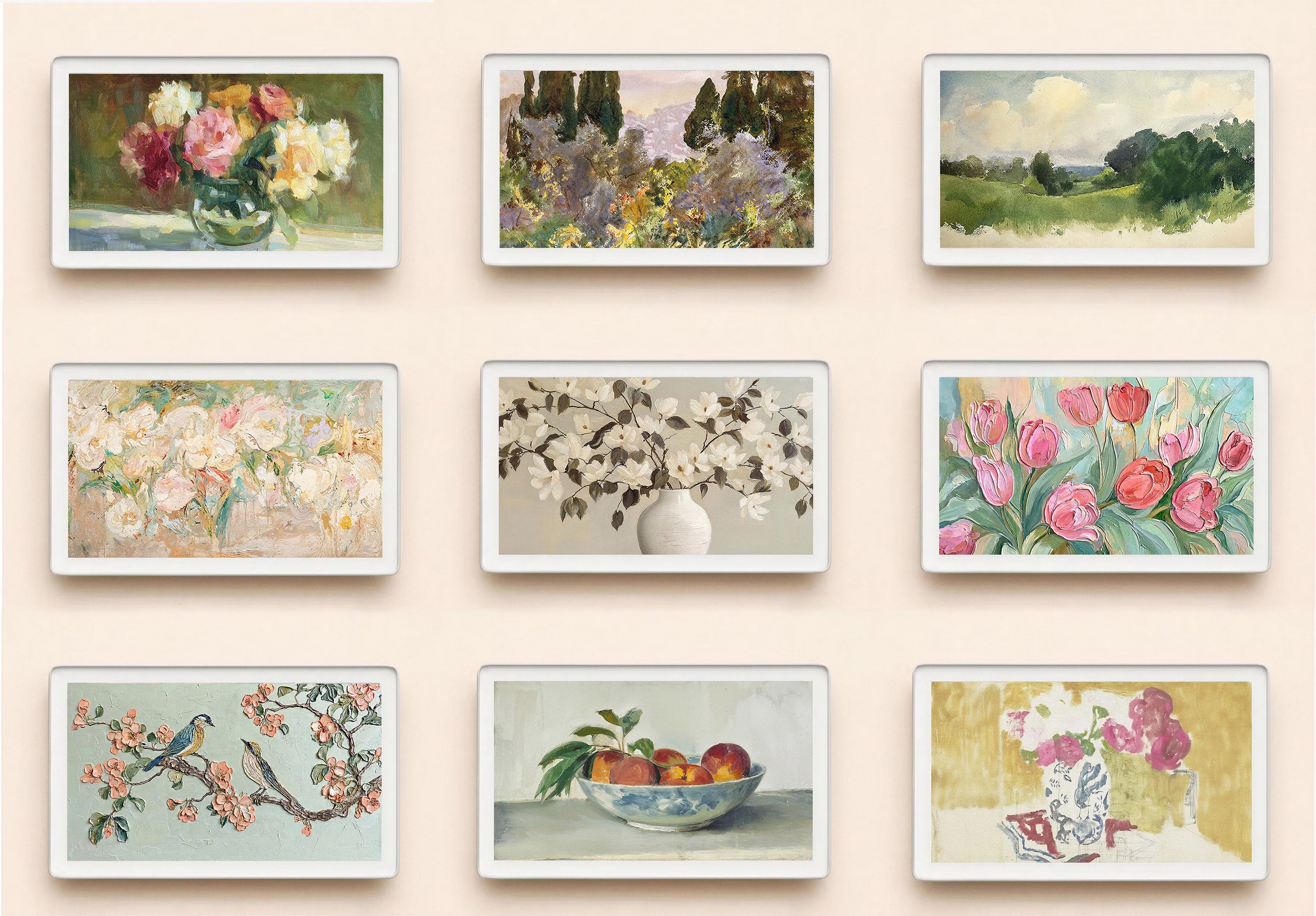 Skylight calendar art, bundle set of 100
