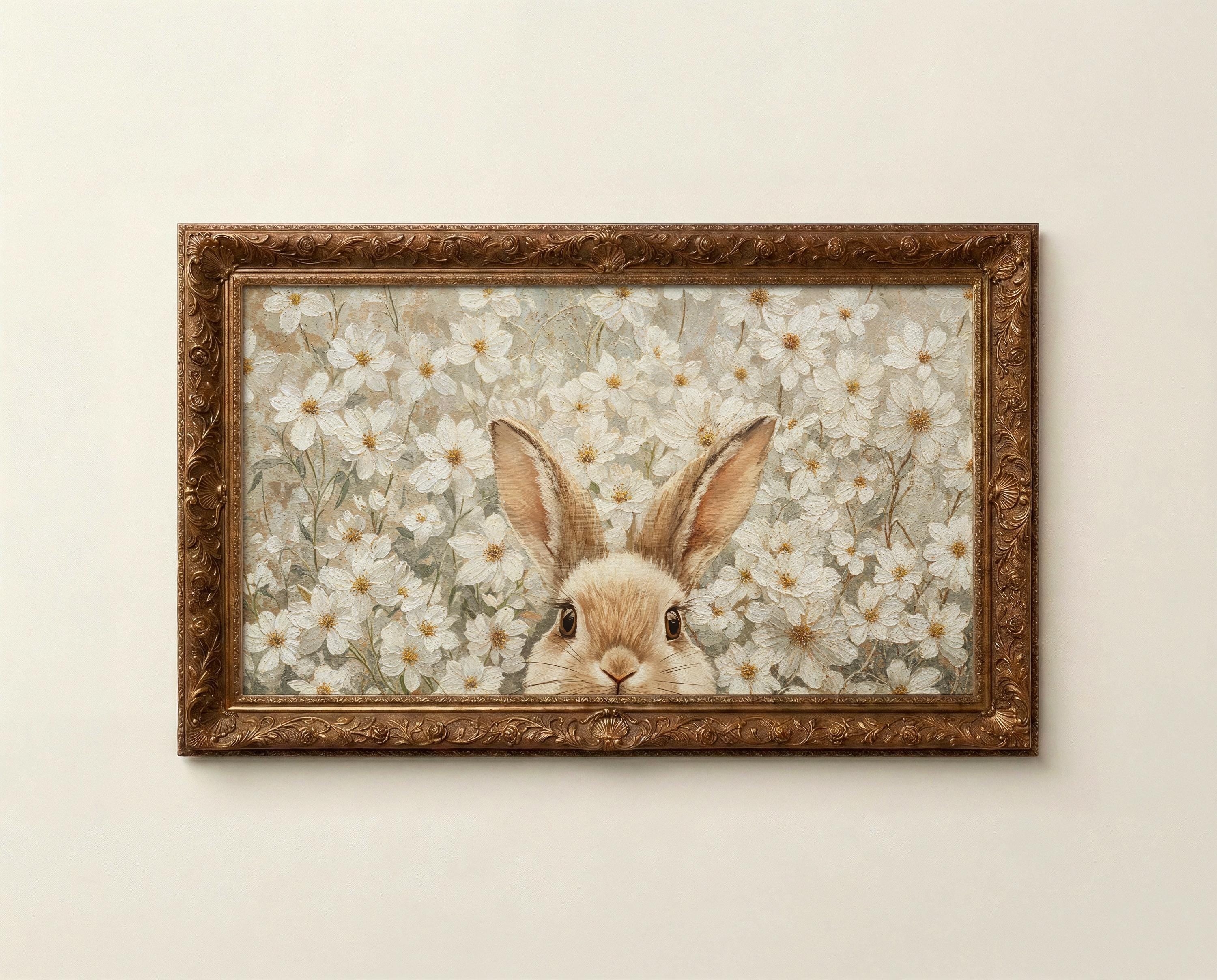Easter Bunny Frame TV Art