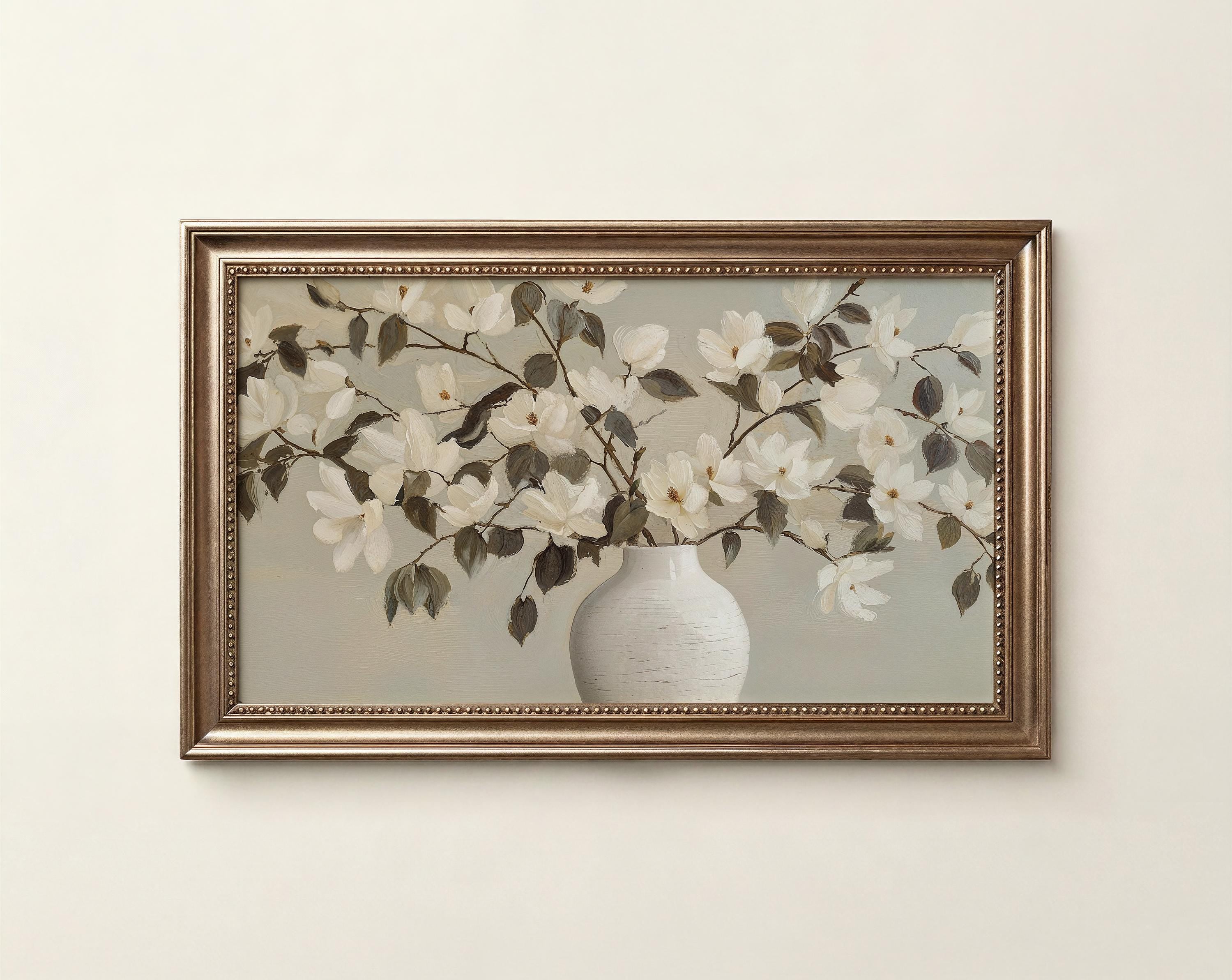 Magnolia Frame TV Art