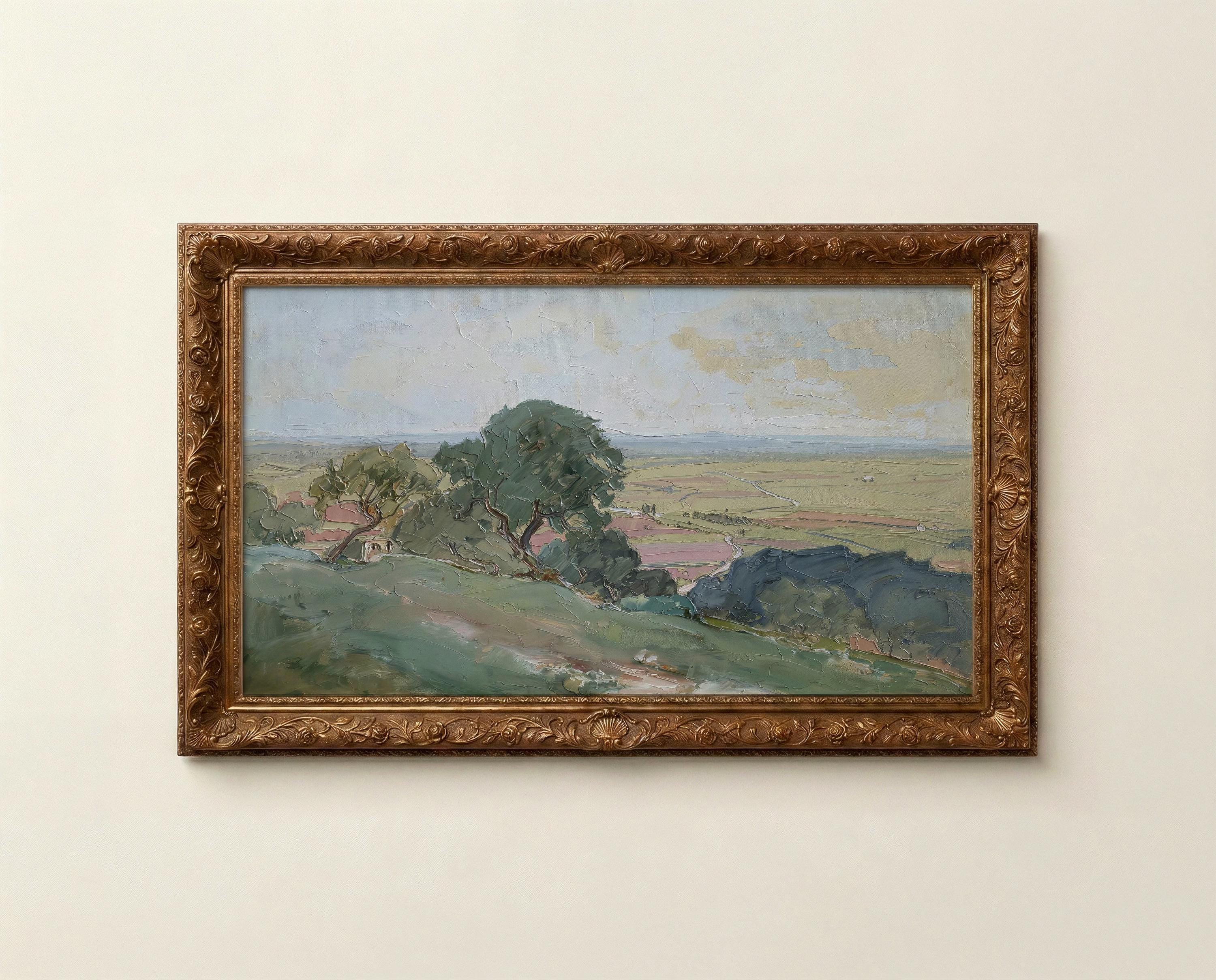 Countryside Landscape Frame TV Art