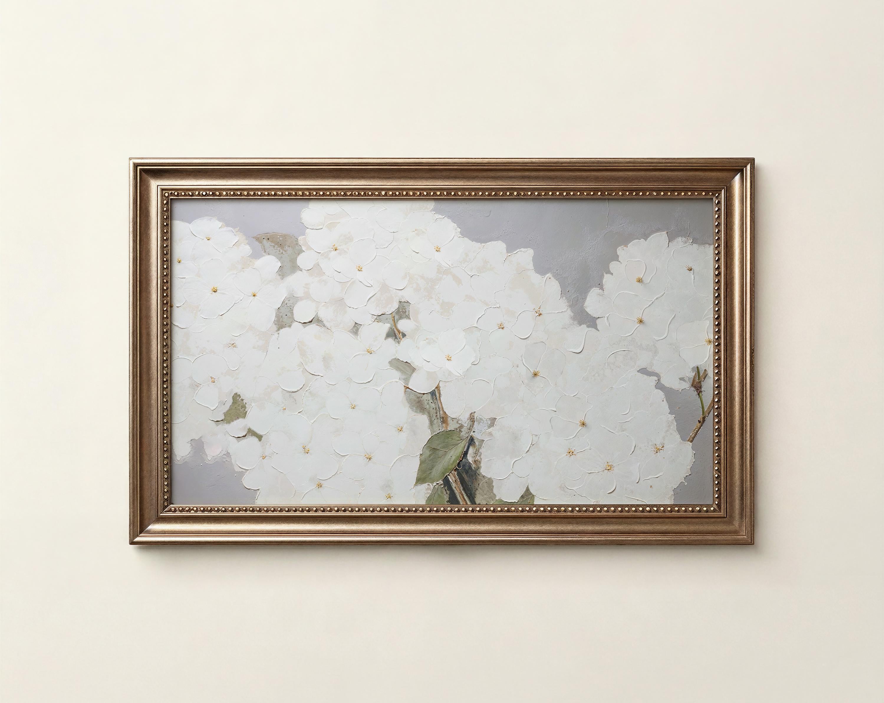 Hydrangeas Frame TV Art