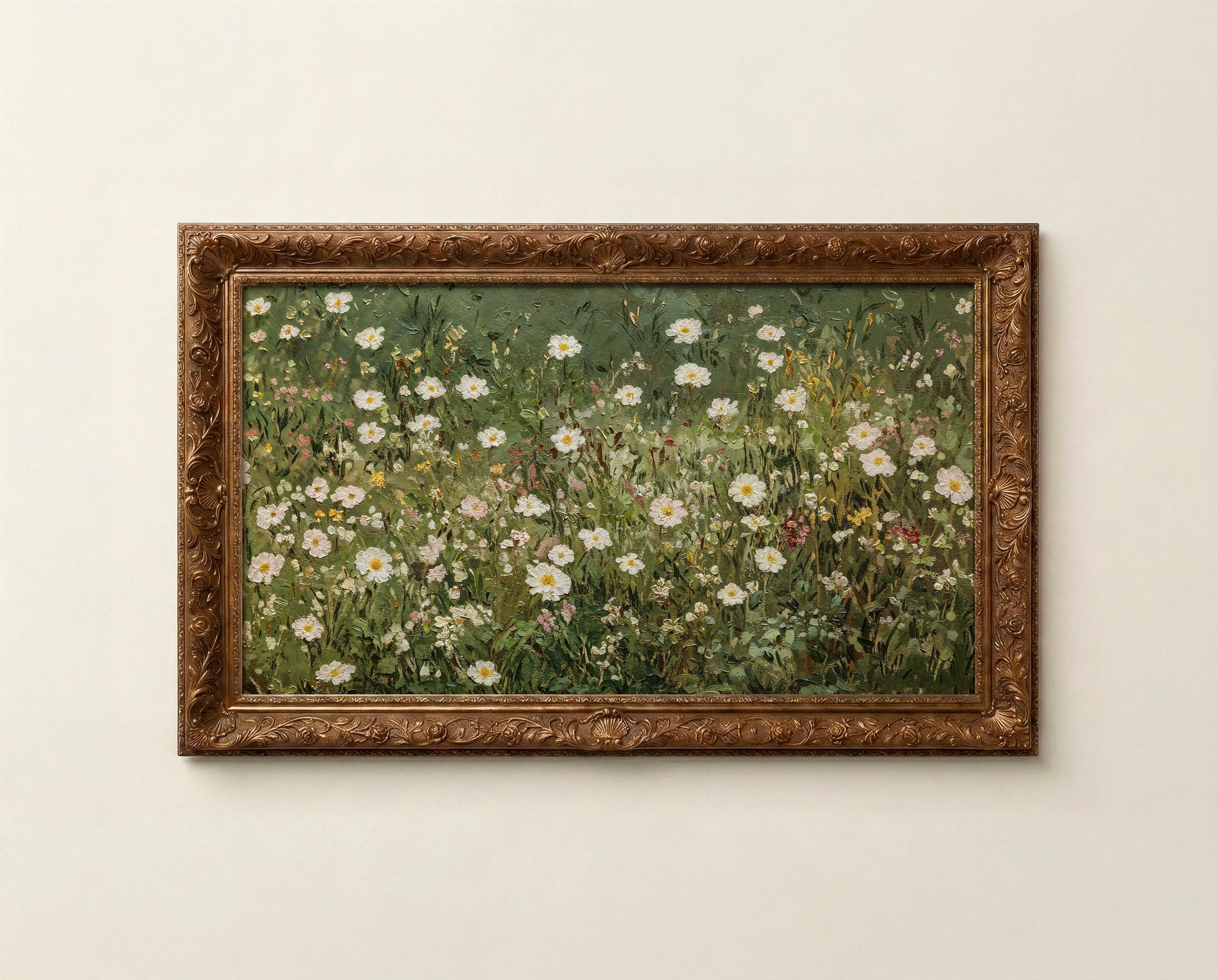 Wildflowers Meadow Frame TV Art