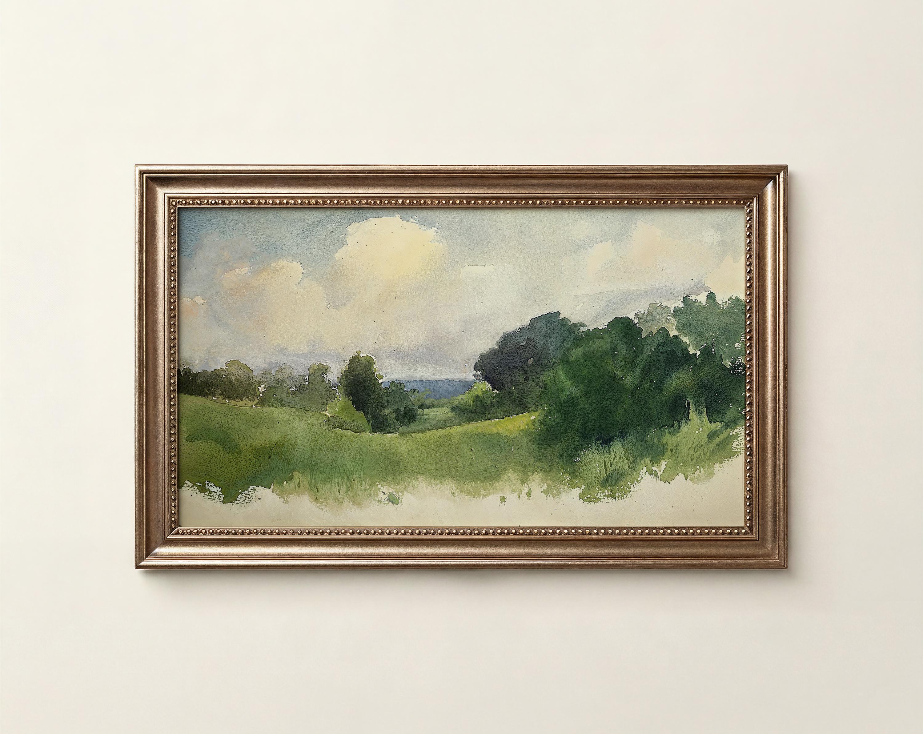 Countryside Nature Scene Frame TV Art