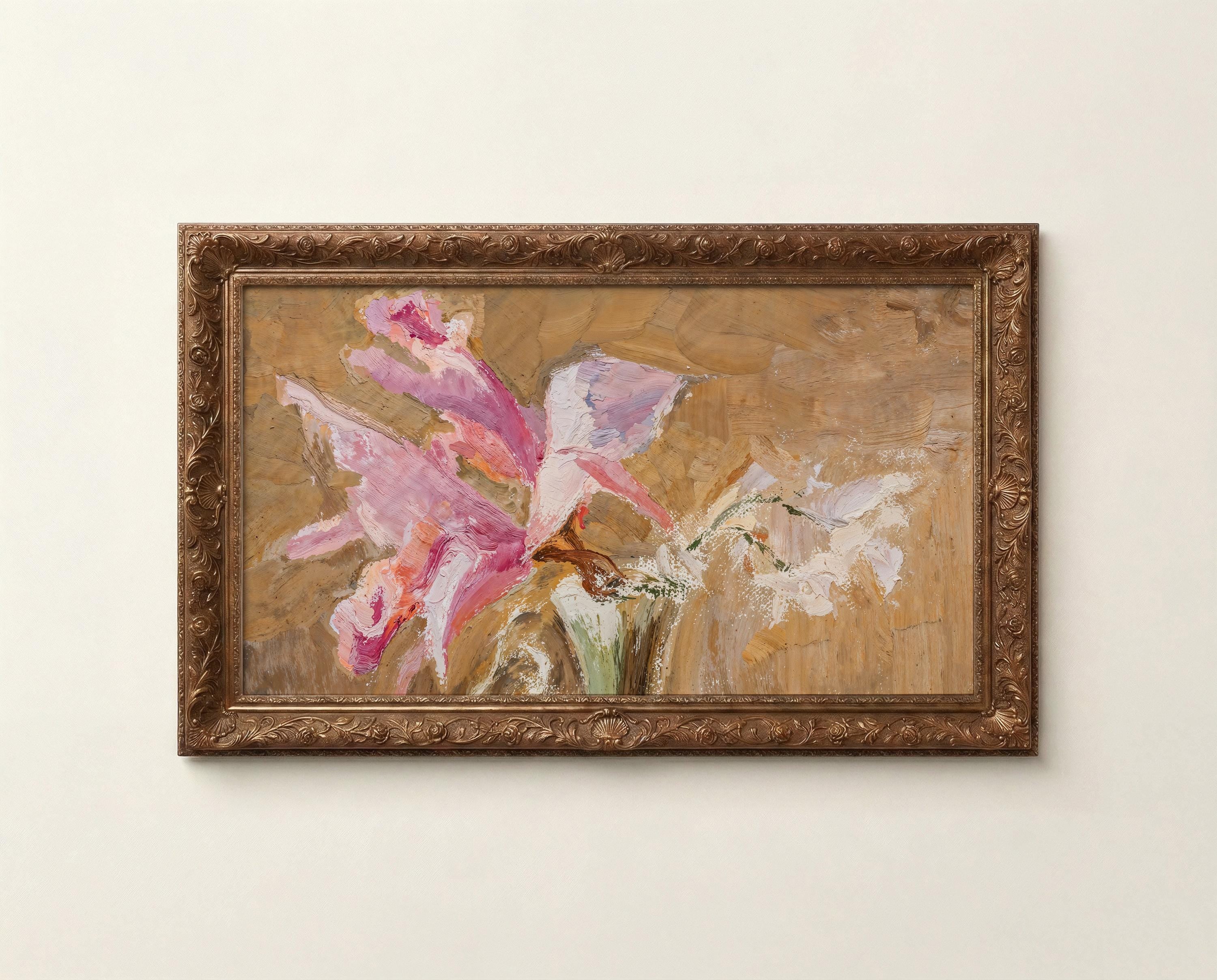 Orchid Frame TV Art