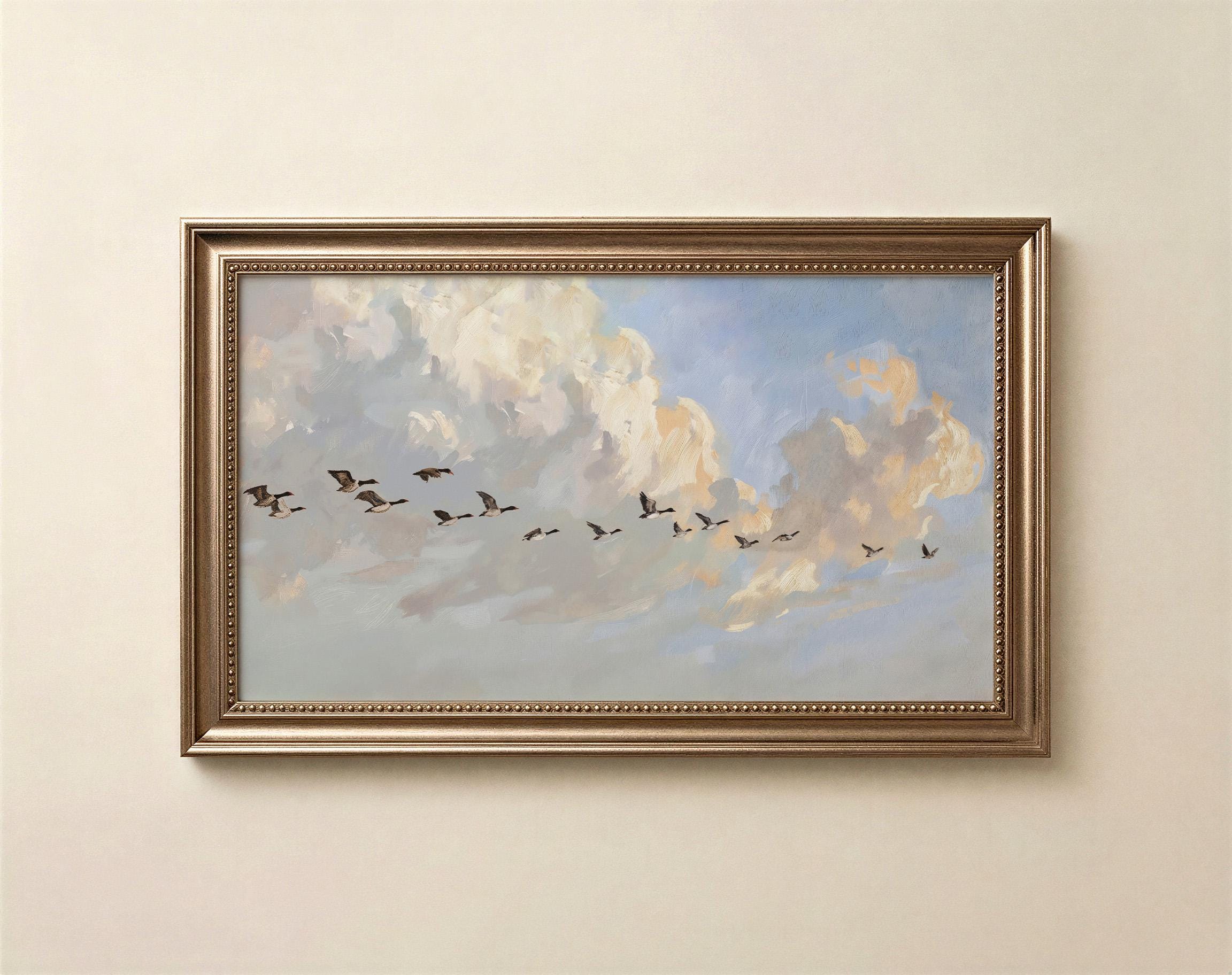 Flying Birds Frame TV Art
