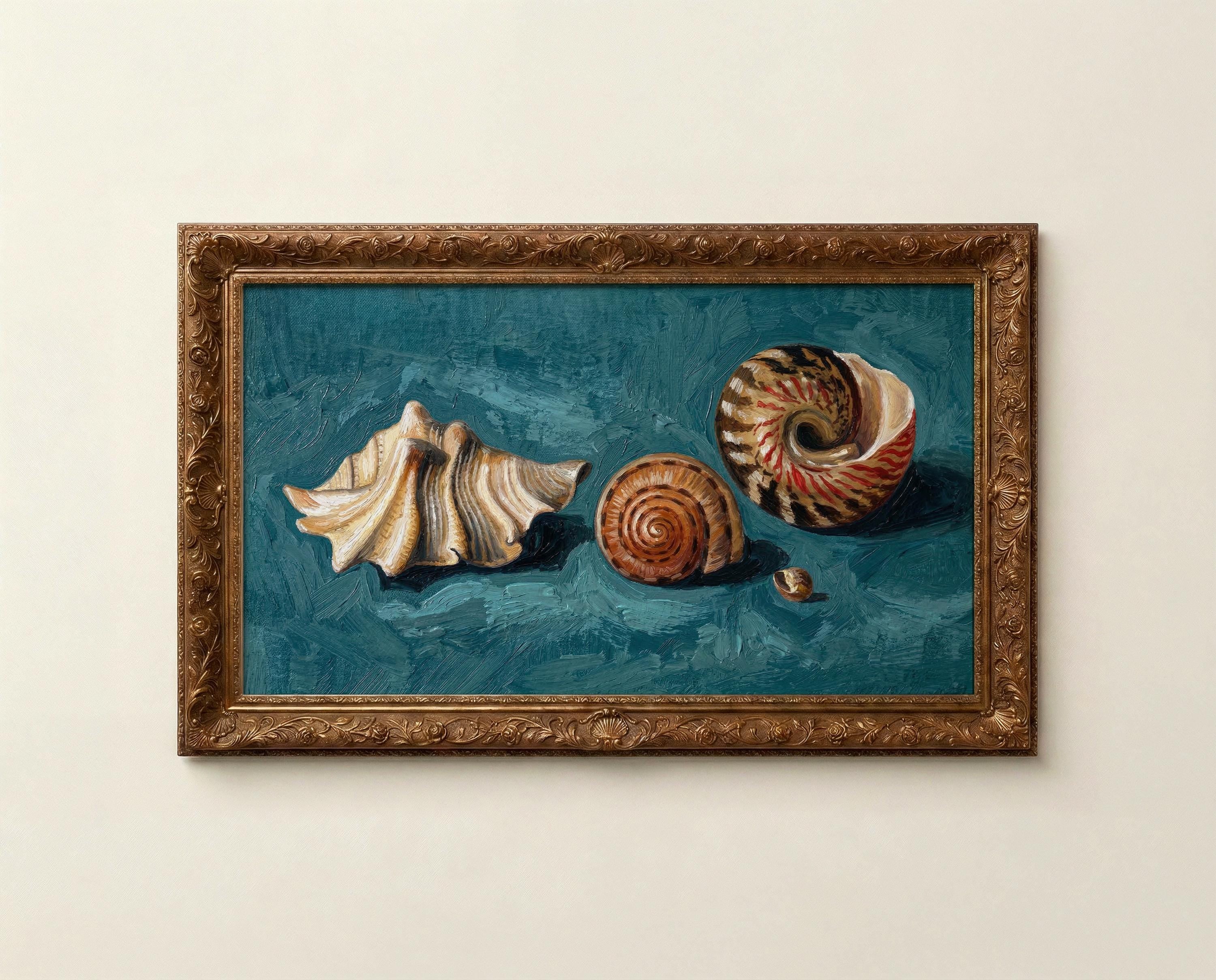 Seashell Frame TV Art