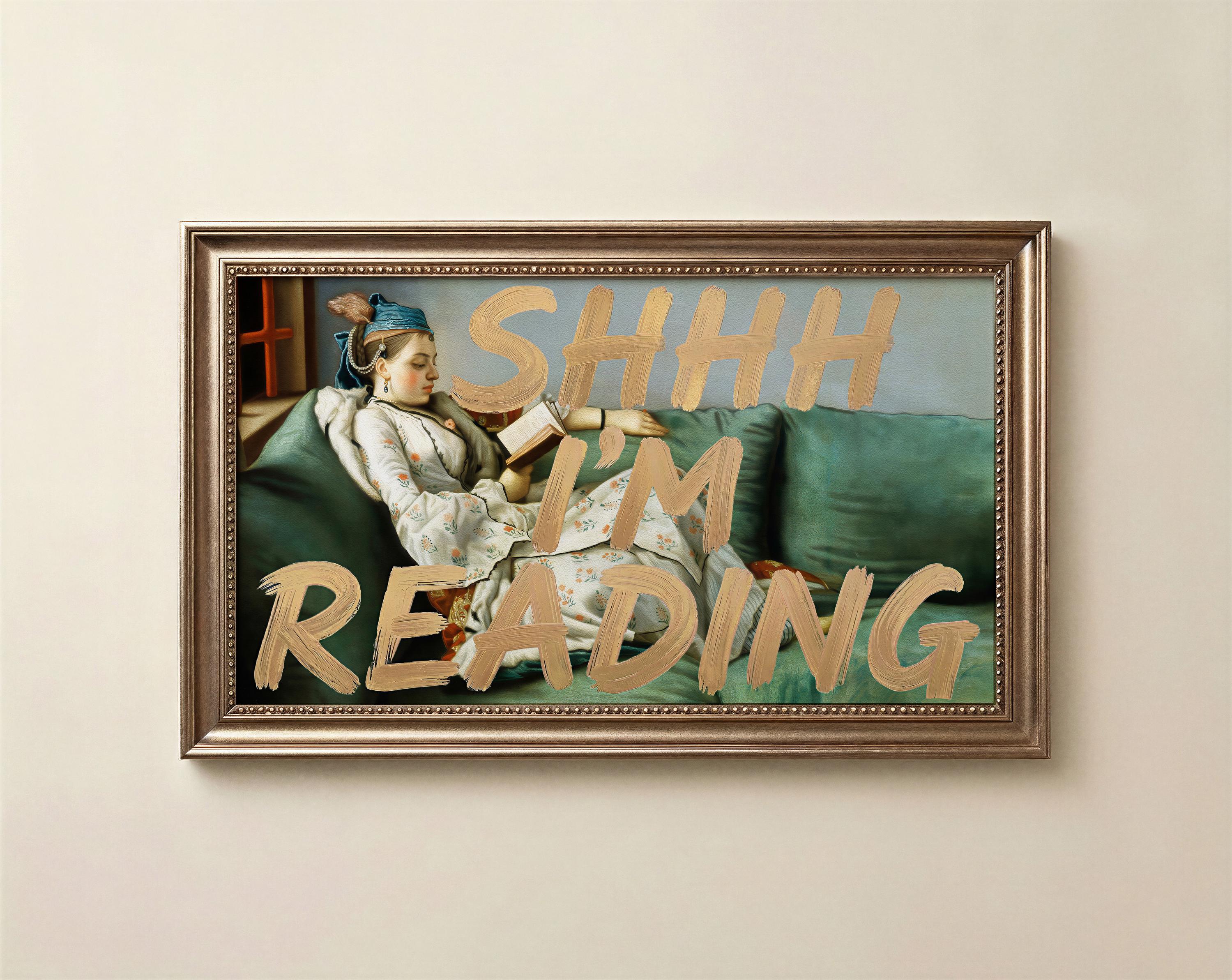 Book Lover Frame TV Art