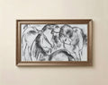 Horse Frame TV Art