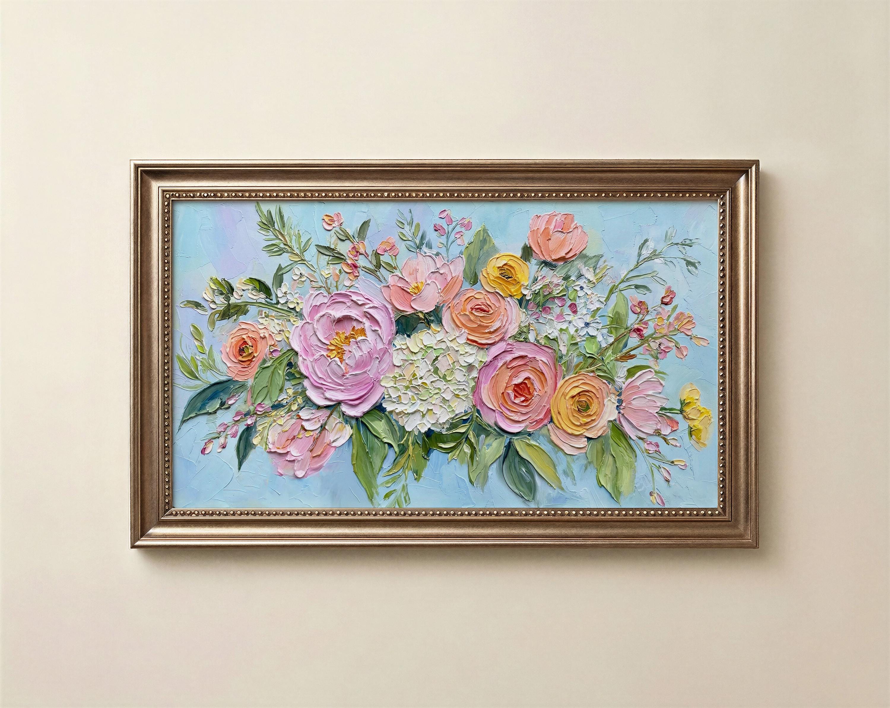 Spring Flowers Frame TV Art