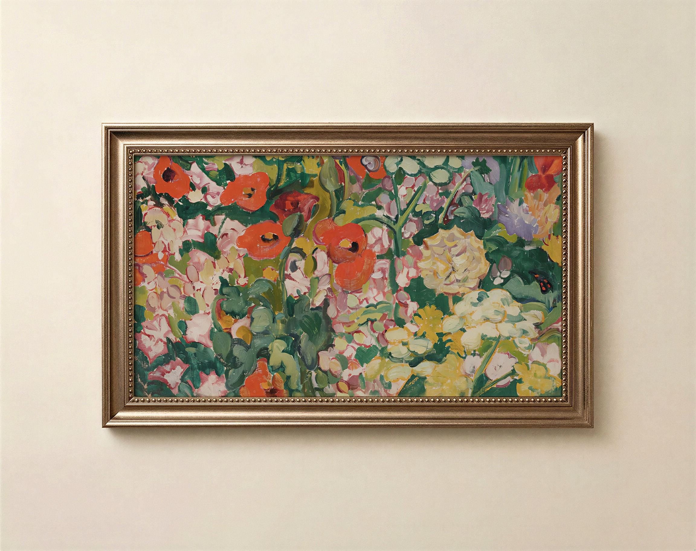 Spring Floral Frame TV Art