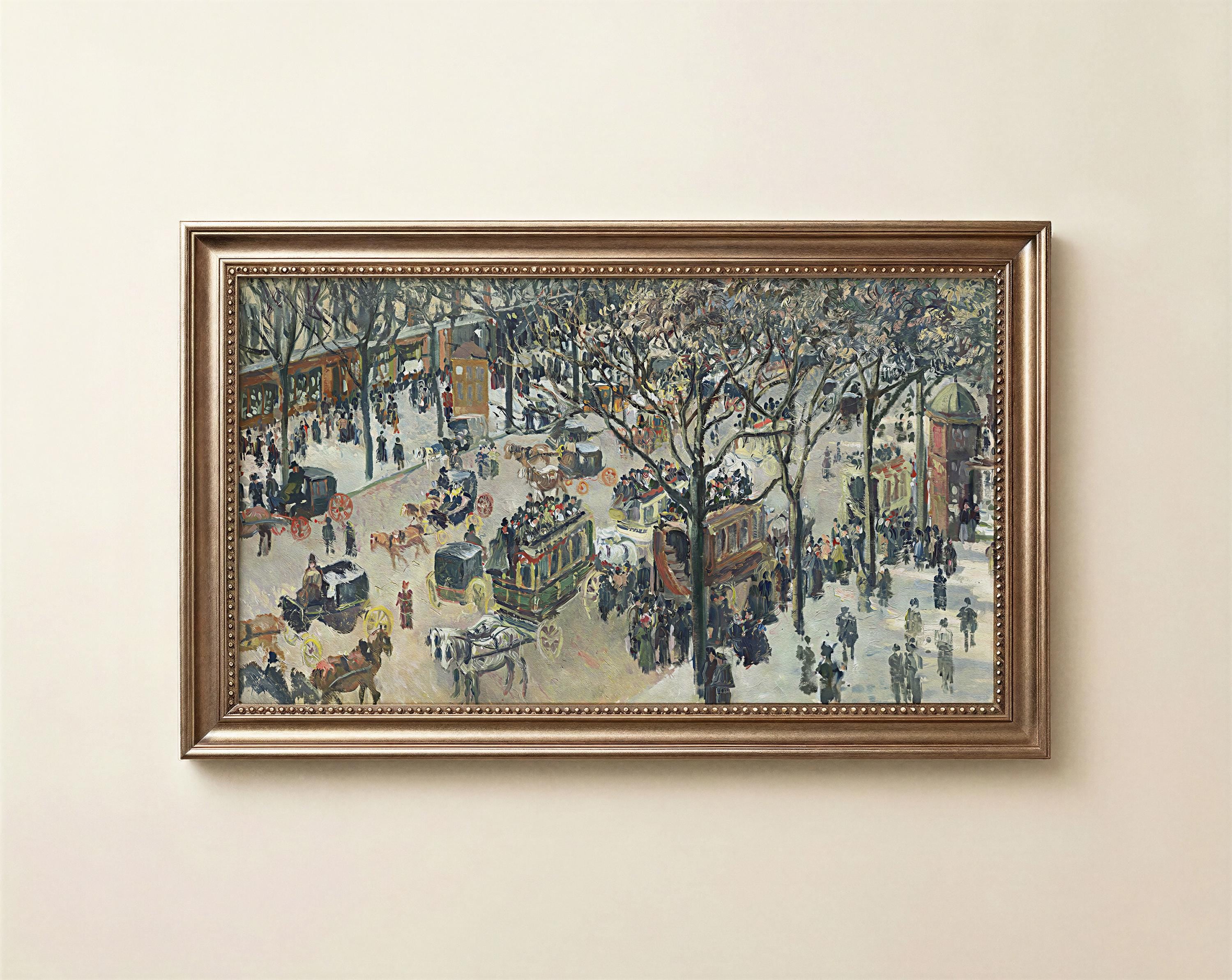 City Street Frame TV Art