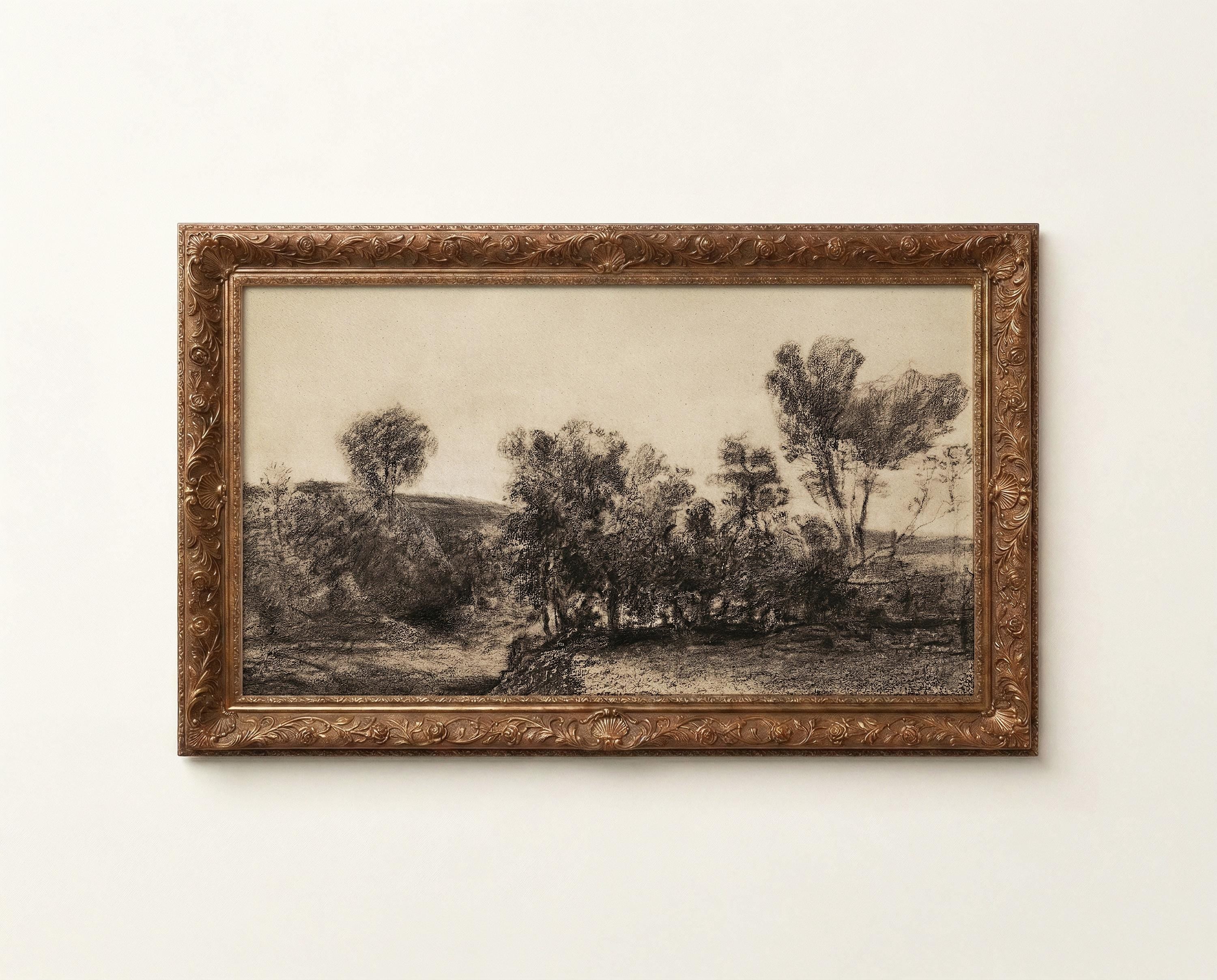 Trees Frame TV Art