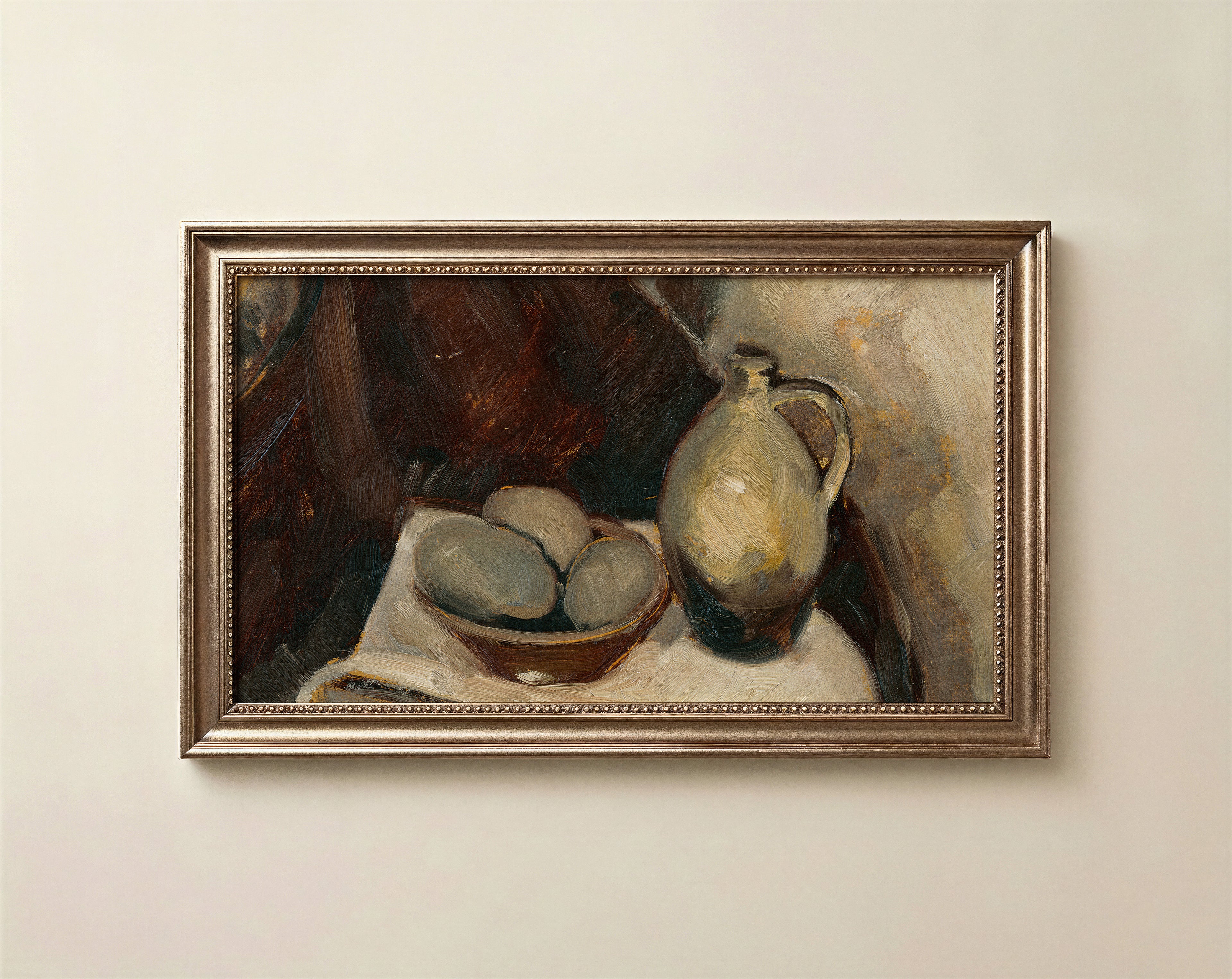 Moody Vintage Still Life Frame TV Art